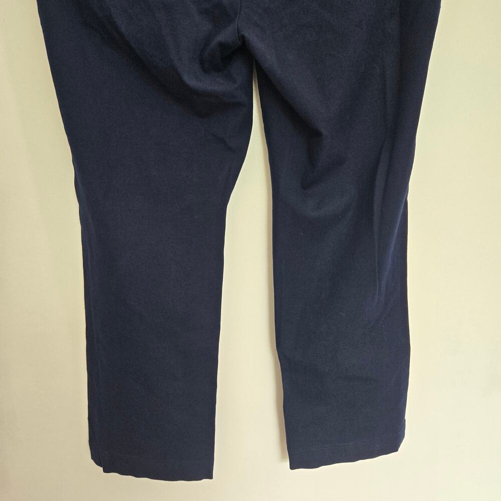 Lauren Ralph Lauren Navy Chino Pants Casual Workwear Cotton Women 14W - Picture 6 of 11